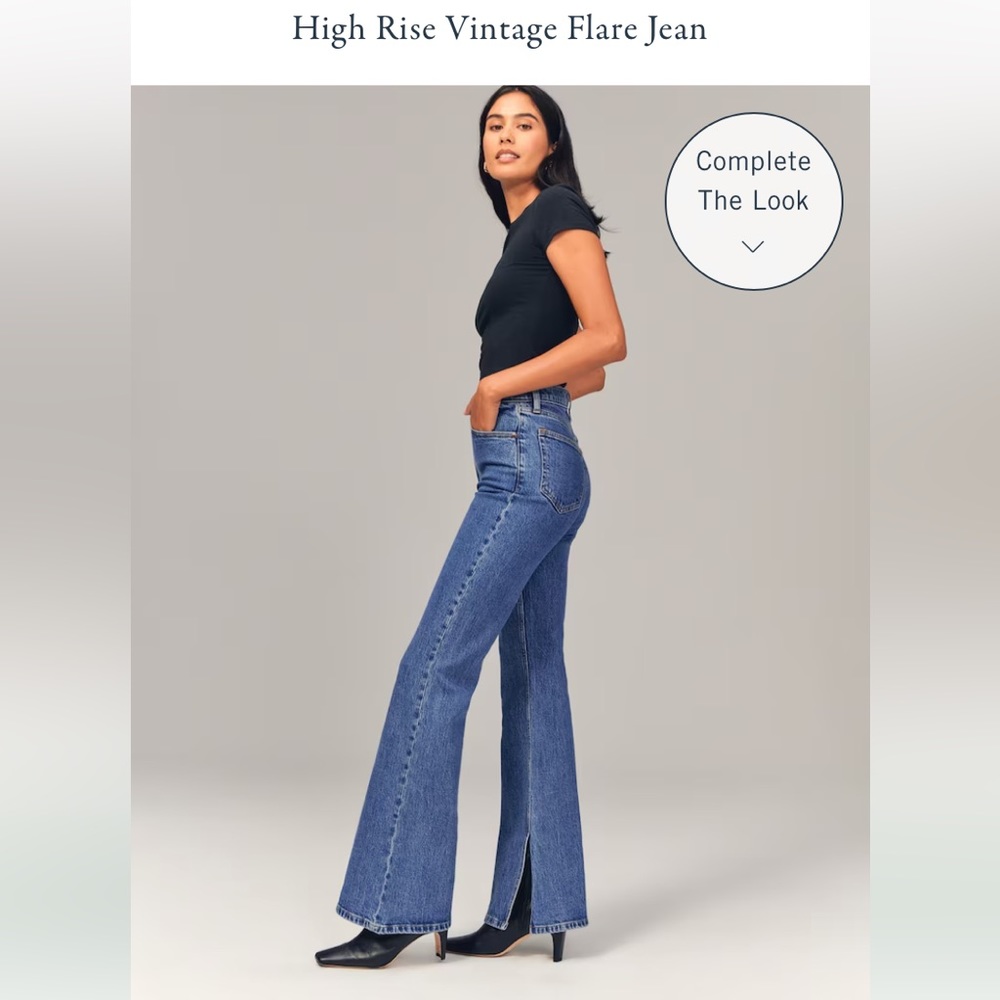 Abercrombie High Rise Vintage Flare Jeans 30/10